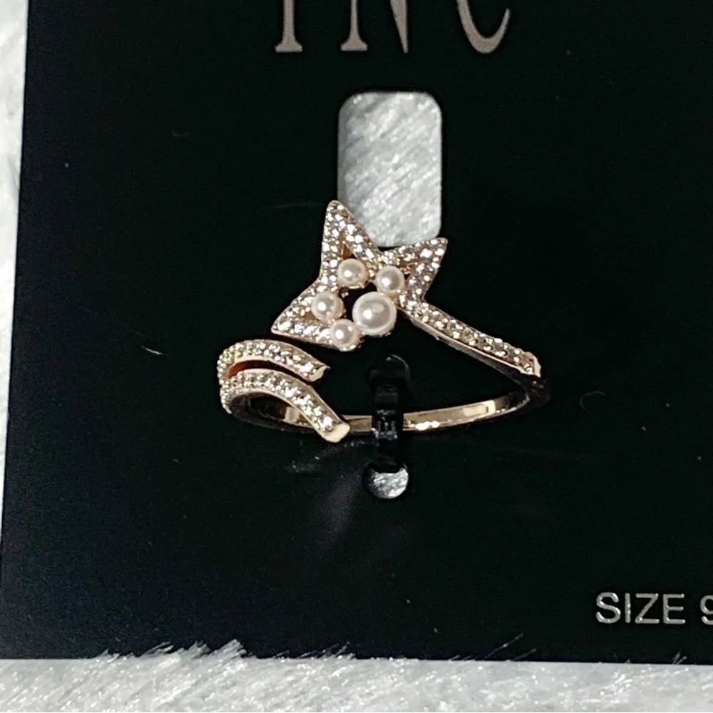 NWT INC rose gold tone ring size 9💍